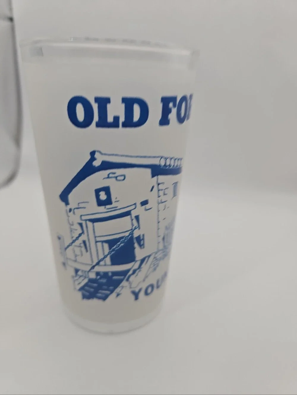 Vintage Canada & Old Fort Niagara Souvenir Glasses Set MCM Barware Travel Cups